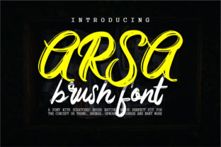 Arsa Font: The Bold Brush Script That Elevates Your Campaigns