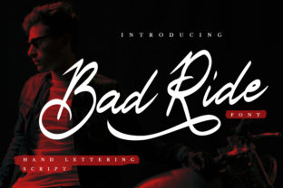 Bad Ride: A Bold Handwritten Font for Creative Branding
