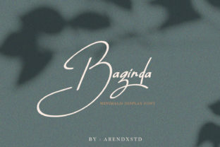 Baginda: A Script Font That Elevates Editorial Design