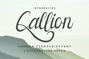 Callion: A Handwritten Typeface for Editorial Elegance