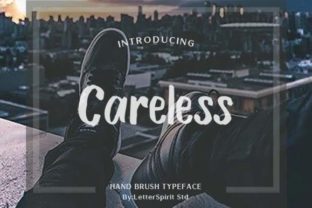 Careless Font: A Handwritten Typeface for Editorial Elegance