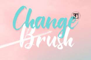 Change Brush: A Beautiful Script Font for Editorial Design