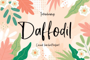 Daffodil Font: A Handwritten Typeface for Editorial Elegance