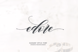 Edore Font: A Classy Script to Elevate Your Brand’s Design