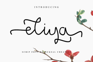 Eliya Font: A Handwritten Typeface with Heart for Branding