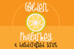 Golden Malarkey: A Font That Adds Flair to Branding