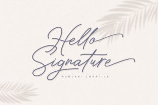 Hello Signature Font: A Timeless Handwritten Typeface for Editorial Design
