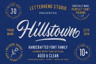Hillstown: A Modern Script Font for Stronger Brand Communication