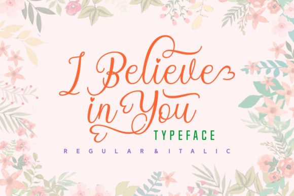 I Believe in You Font: A Maker’s Favorite for Handcrafted Charm