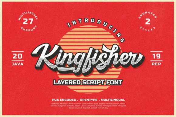 Kingfisher: A Script Font with Personality