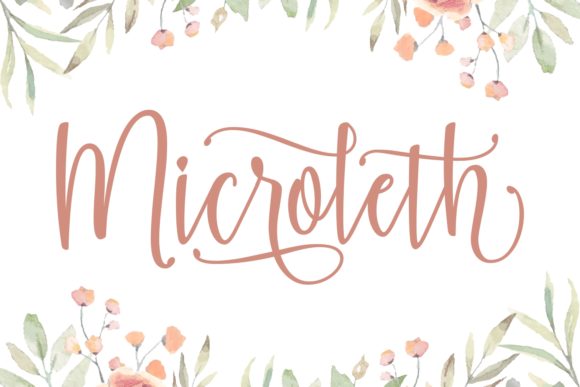 Microleth: A Script Font That Elevates Your Brand