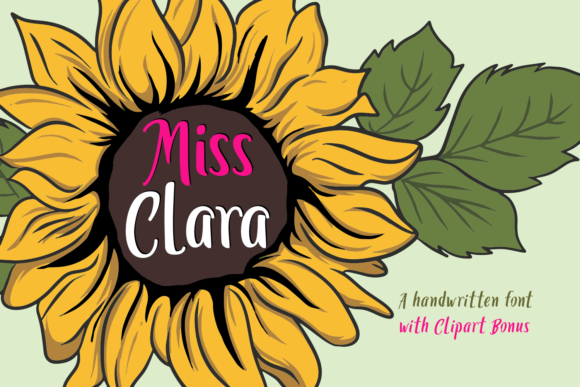 Miss Clara: A Soft and Charming Handwritten Typeface for Branding