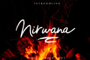 Nirwana: A Playful Handwritten Font for Modern Branding