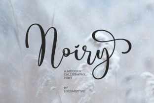 Noiry Font: A Modern Calligraphy Typeface for Digital Branding
