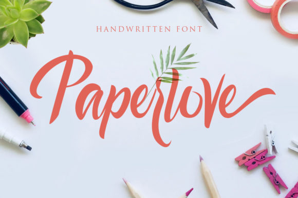 Paperlove Font: A Handwritten Typeface for Modern Web Design