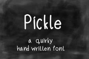 Pickle Font: A Quirky Script That Elevates Brand Identity
