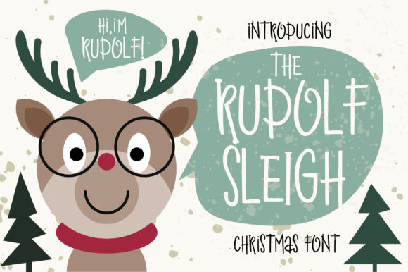 Rudolf Sleigh Font: A Script Typeface for Holiday Web Design