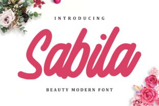 Sabila: A Modern Script Font That Brings Your Handmade Creations to Life