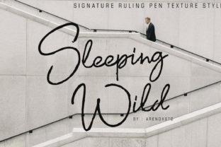 Sleeping Wild: A Handwritten Font for a Professional Brand Identity