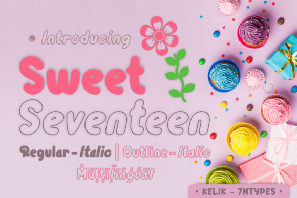 Sweet Seventeen: A Handwritten Font with Digital Charm