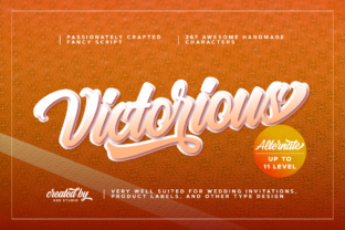 Victorious Font: A Playful Script for Vintage-Inspired Branding