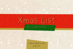 Xmas List Font: A Playful Typeface for Holiday Web Design