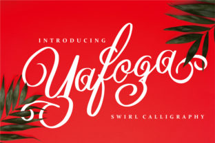 Yafoga Font: A Modern Handwritten Typeface for Web Design
